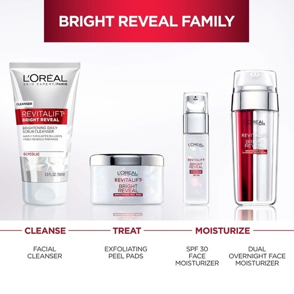 L’Oréal Revitalift Bright Reveal Brightening Day Moisturizer SPF 30, 2 Pack - Picture 8 of 12